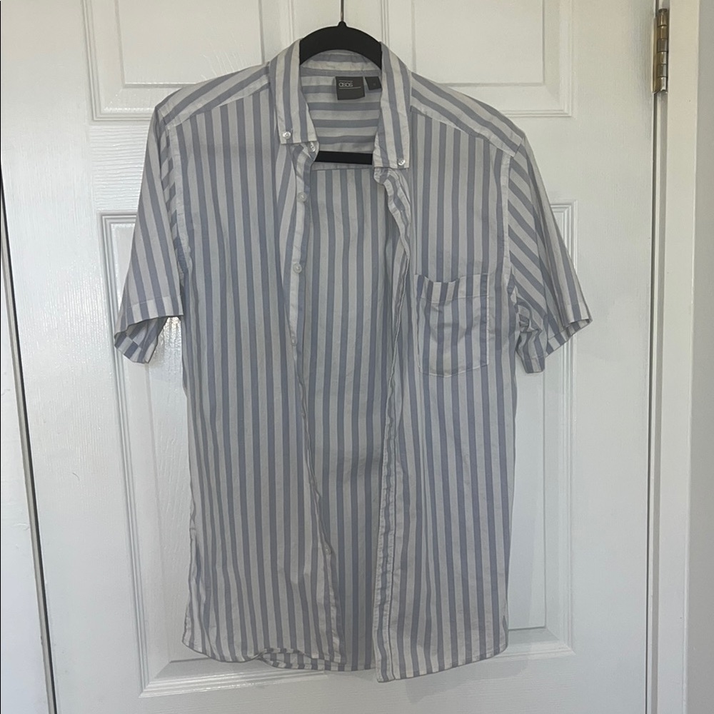 ASOS Striped Casual Button Down Shirt